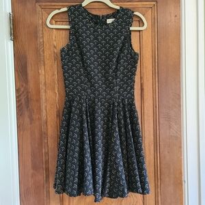 Maison Jules Black Patterned Dress